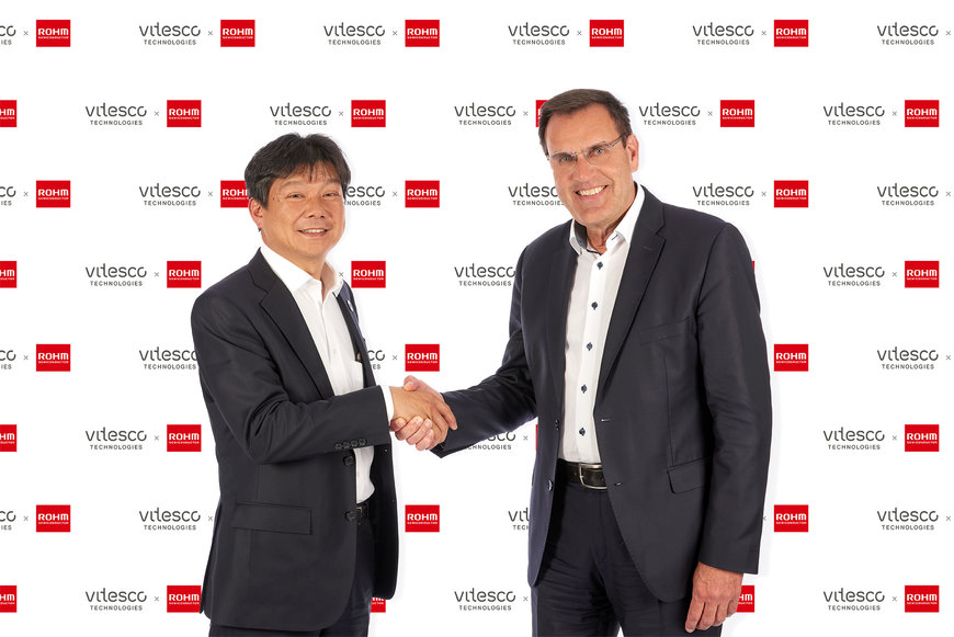 Vitesco Technologies and ROHM have signed a long-term SiC supply partnership